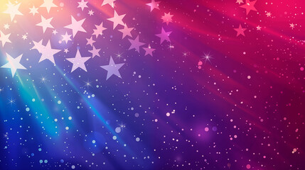 Wall Mural - July 4th grainy summer background abstract in bright gradient colors with noise effect texture, textured website header backdrop with American Flag, July colors, Stars and Stripes, Old Glory