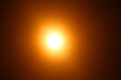 Partial Solar Eclipse, Between First and Second Contacts, Sun Seen with Solar Filter, April 8, 2024, Dublin, Ohio