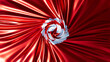 Abstract Swirl of Hong Kong Flag Colors in Lustrous Motion