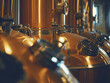 Industrial Beer Brewing Vats