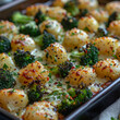 Roasted Broccoli with Cheese.
