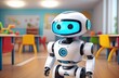 © Ekaterina Elagina - cute robot child in kindergarten
