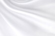 close up of white wavy blurry fabric texture background