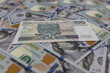 100 US  dollar and 100 polish zloty banknotes