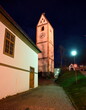 Kirche St. Mang in Fuessen, nachts