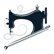 Sewing machine and needle, design for sewing and cutting