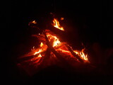 Fototapeta  - fire in a fireplace