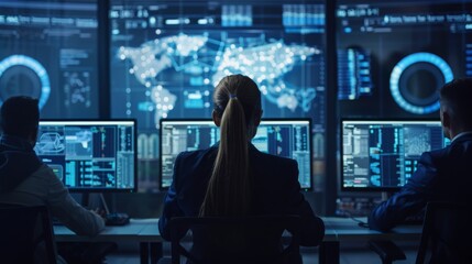 Poster - Monitoring Global Networks in a High-Tech Control Room