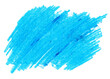 Niebieska plama -  izolowany plik graficzny w formie karteczki, nalepki.