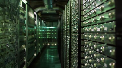 Poster - Modern Data Center Server Room