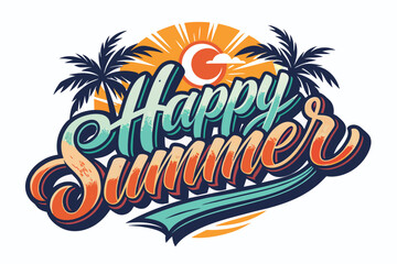 summer day vector illustration