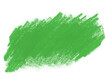 Zielona plama w kształcie koła  -  izolowany plik graficzny w formie karteczki, nalepki.