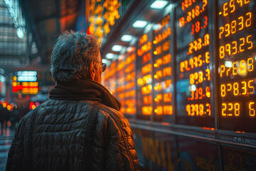 Poster - A market maker facilitating liquidity and price discovery in financial markets by quoting bid and ask prices. Concept of market making and liquidity provision. Generative Ai.