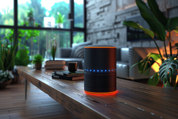 Poster - an automated system using machine learning to recognize speech and respond to voice commands. concep