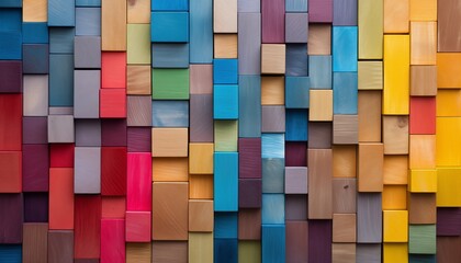 abstract colorful background of squares