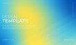 Vector Gradient Grainy Texture Background in Blue and Yellow