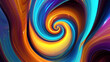 abstract background with multicolored spiral