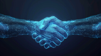 Fototapete - Two hands are shown in a fist, with the fingers of each hand pointing in opposite directions. Concept of conflict or disagreement, as if the two hands are fighting against each other
