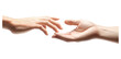 PNG Helping hands finger white background togetherness