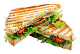 Fototapeta Uliczki - PNG Panini sandwich vegetable produce lunch