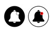 Bell Icon set. Notification icon for your web site design