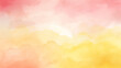 Watercolor Backgrounds: Gentle Pale Yellow and Pink