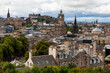 View of Edinburgh City from Calton Hill, Edinburgh, Scotland