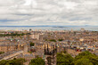 View from Calton Hill over Edinburgh City  and  Firth of Forth, Edinburgh, Scotland