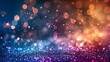 © horizon - Beautiful glitter background, glowing light effects, bokeh effect, blurred background, soft tones, and a sense of dreaminess.