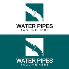 Sticker - Water Pipes logo icon design template - Vector