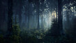 Ethereal Solace:Glimpsing the Primeval Essence of an Untamed Forest Landscape