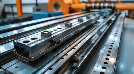 Aufkleber - Press Brake Forming tool Components. Generative AI.