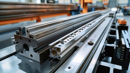 Aufkleber - Press Brake Forming tool Components. Generative AI.