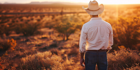 Wall Mural - American Western Cowboy 