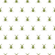 © sljubisa - Seamless pattern with Windmill isolated on white background