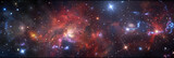 Fototapeta  - Enchanting Symphony of Distant Stars: A Spectacular View of an Outer Space Galaxy