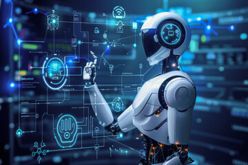 Wall Mural - Concept of artificial intelligence