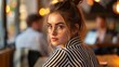 © Studio Nova - Woman with Glasses at Cafe