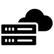 cloud icon, simple vector design