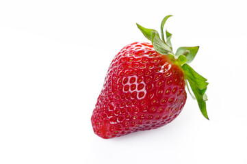 Wall Mural - strawberry isolated on the white background