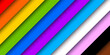 LGBTQIA Pride Month Background Illustration with Colorful Rainbow Flag Stripes. Love is Love Human Rights or Diversity Concept. Vector LGBT Event Banner Design for Postcard, Banner, Greeting Card