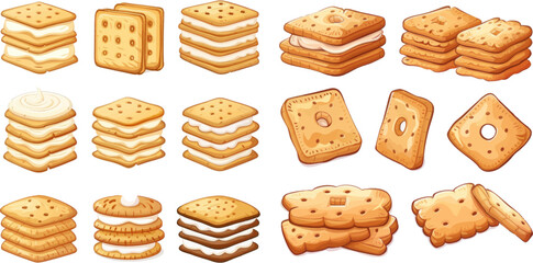 Poster - Cartoon cookies