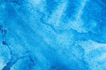 Wall Mural - Blue abstract background in watercolor style