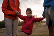 Family Bliss - Hand-in-Hand at Dusk