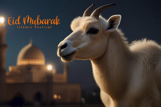 Eid Al Adha mubarak background design