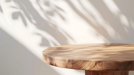 Realistic 3D teak wood rendering background for products