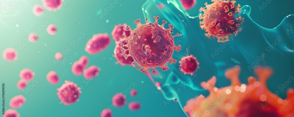 chlamydia the bacterium background, a place for text. Microbiology, the ...