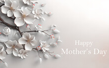 Red Color Tree Flower Roses Mother Day 3d Background Wallpaper
