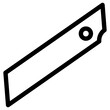 ruler icon, simple vector design