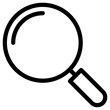 search icon, simple vector design